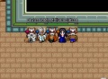 Some players who solved the nine switches game present her balloons in the Semos bank
